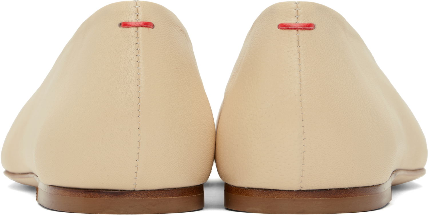 Starostlivosť o obuv Aeyde Aeyde Kirsten Leather Ballerina Flats Béžová | A11-FL-MANS8MFL-0122-957-007, 1