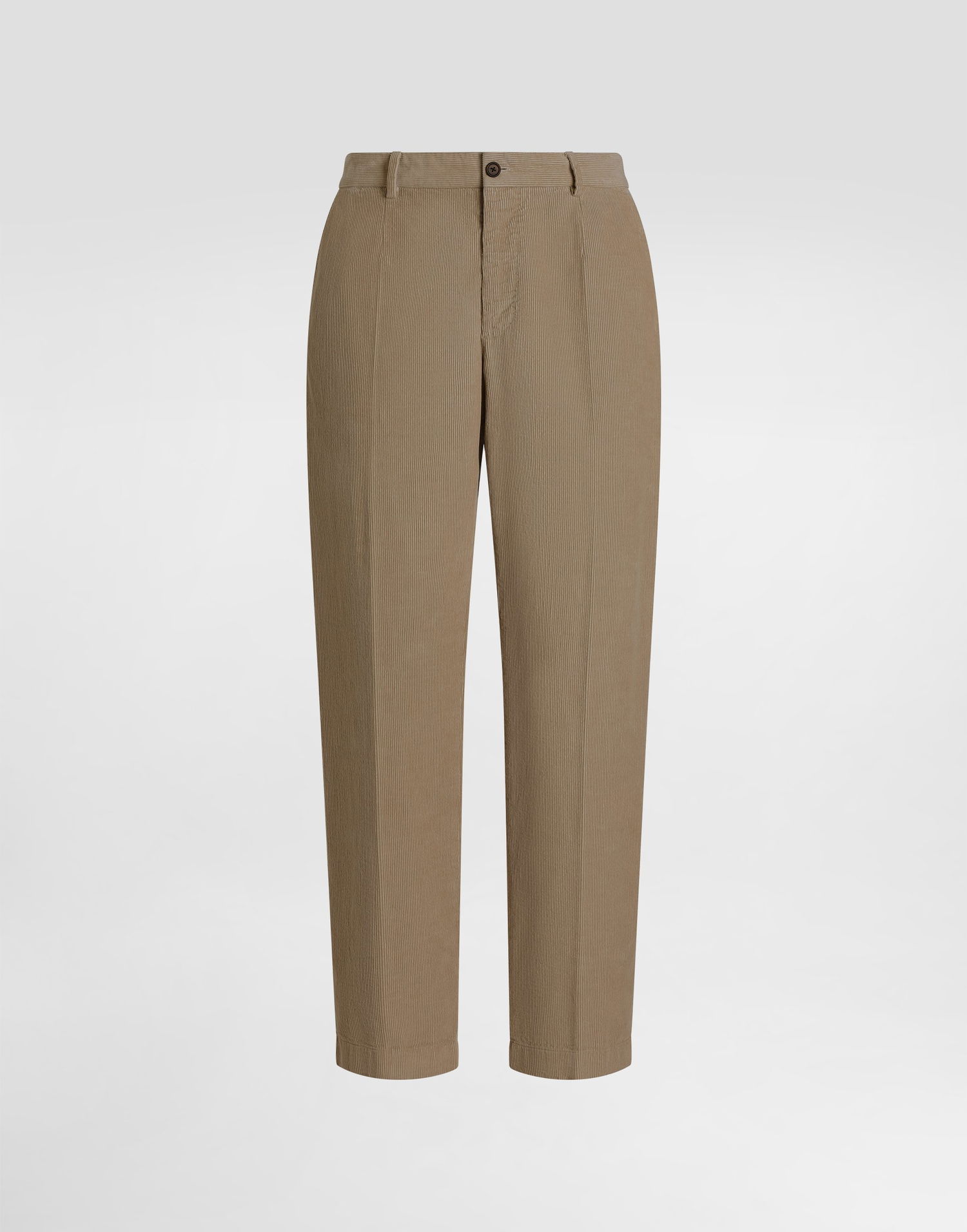 Nohavice Dolce & Gabbana Dolce & Gabbana Garment-Dyed Velvet Trousers Béžová | GP03JTG8NN7M0131, 0