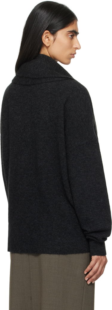Sveter TOTEME TOTEME Draped Scarf Knit Sweater Šedá | 244-WRT0368-YA0099, 2