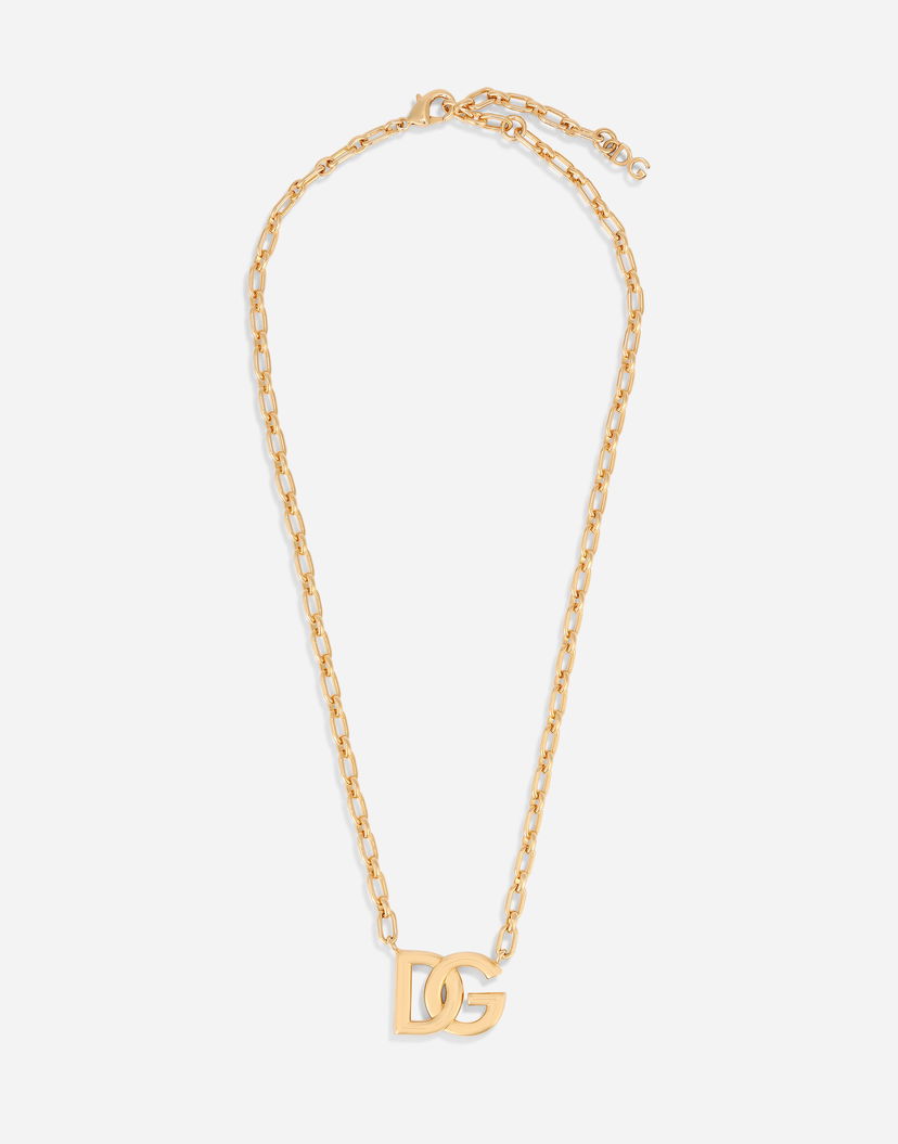 Náhrdelník Dolce & Gabbana Dolce & Gabbana Chain Necklace with DG Logo Onesize Metalická | WNN5L3W1111ZOO00