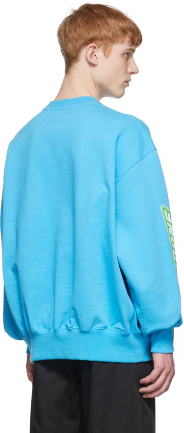 Mikina We11done We11done Cotton Sweatshirt Modrá | WD-TS1-22-684-U-BL, 2