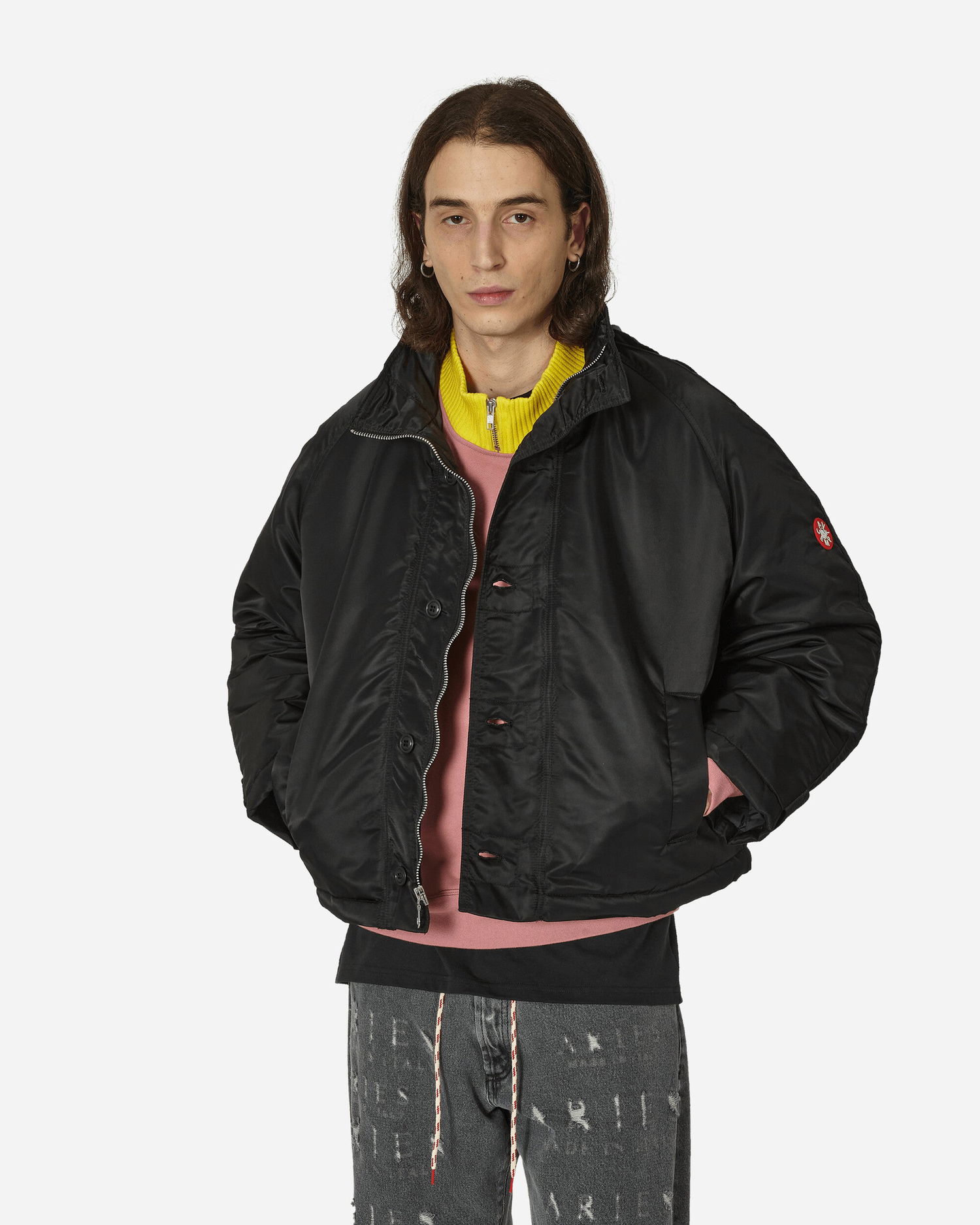 Bunda Cav Empt Nylon Twill Warm Jacket Čierna | CES24JK03 001, 0