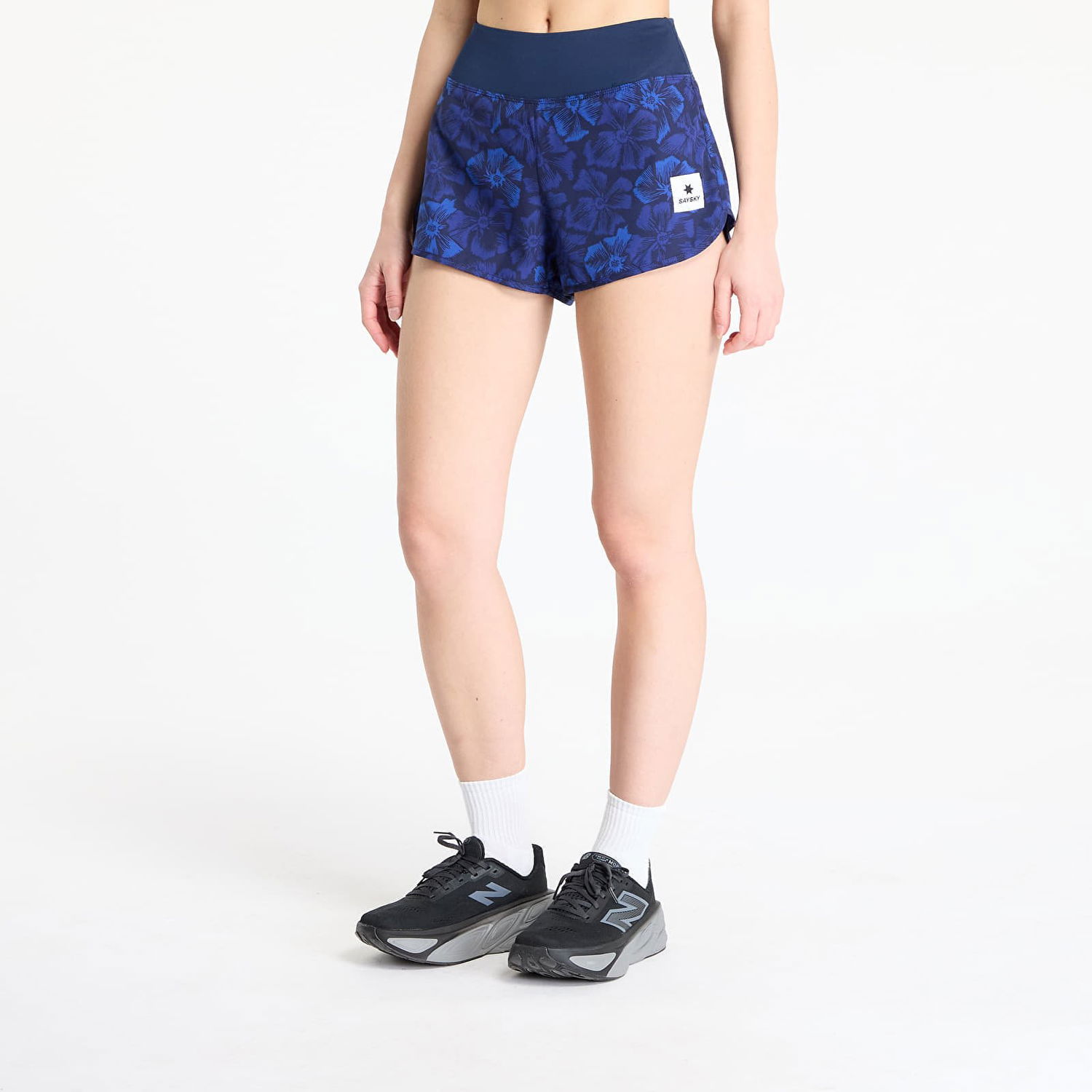 Šortky Saysky SAYSKY Flower Pace 3" Shorts Modrá | NWRSH24C1029, 0