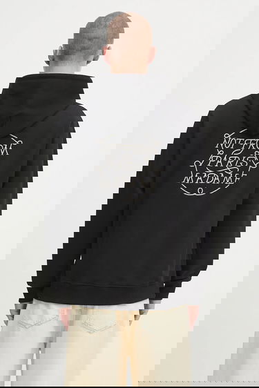 Mikina Drôle de Monsieur Drôle de Monsieur Le Hoodie Slogan Tresses Čierna | H.HO183.CO127, 0