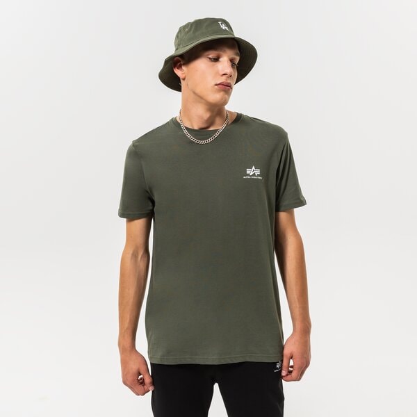 Tričko Alpha Industries T Small Logo Zelené | 188505-142, 0