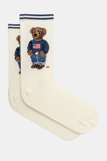 Ponožky Polo by Ralph Lauren Socks with Bear Béžová | 455957939, 0
