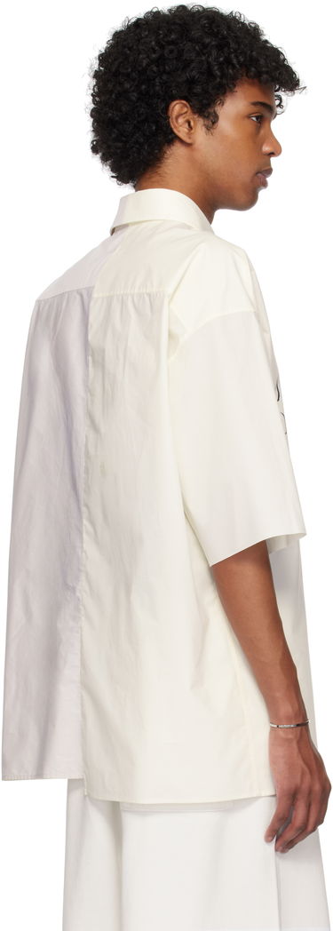 Košeľa Maison Margiela MM6 Maison Margiela Asymmetric Poplin Shirt Biela | SH0DR0007 MTN041, 2