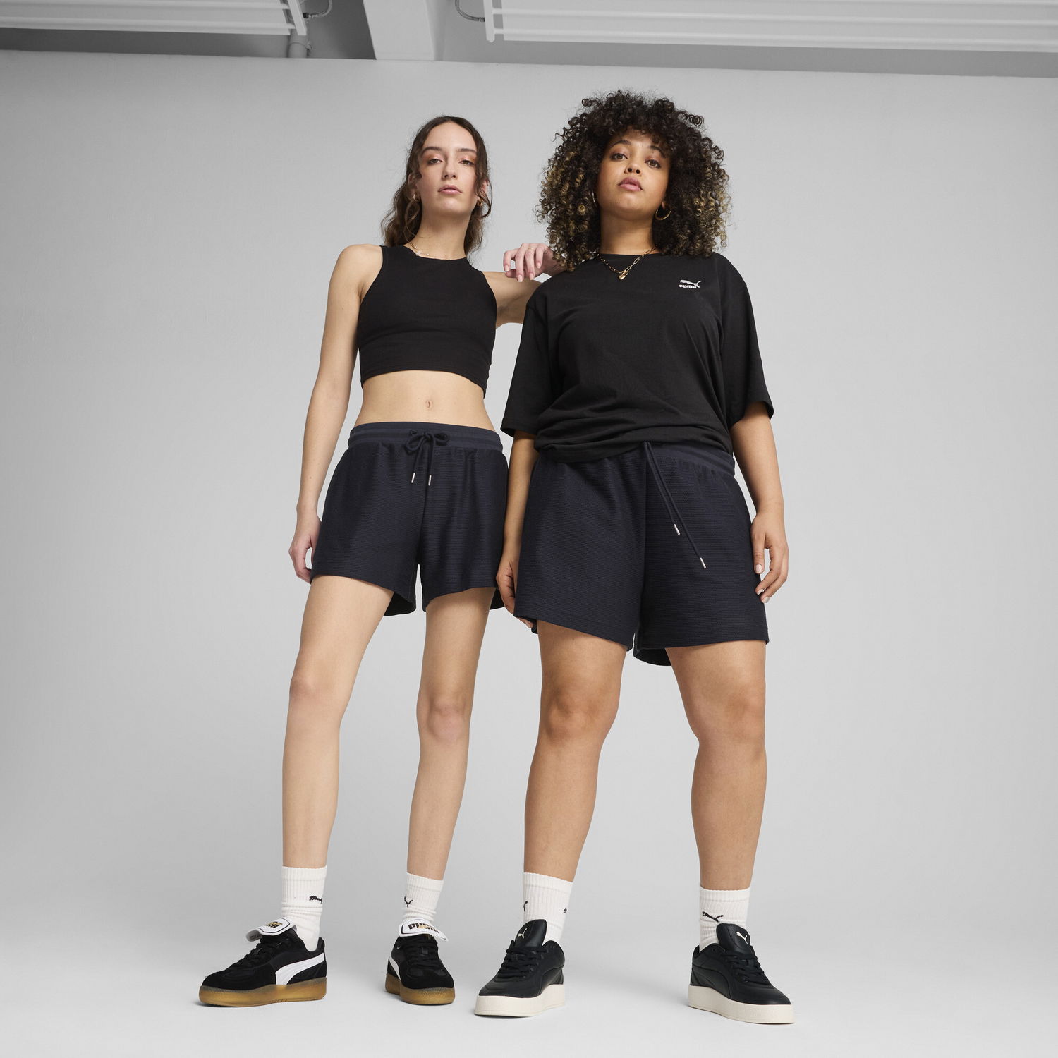 Šortky Puma PREMIUM ESS A-Line 4" Jacquard Shorts Čierna | 629782_16, 0