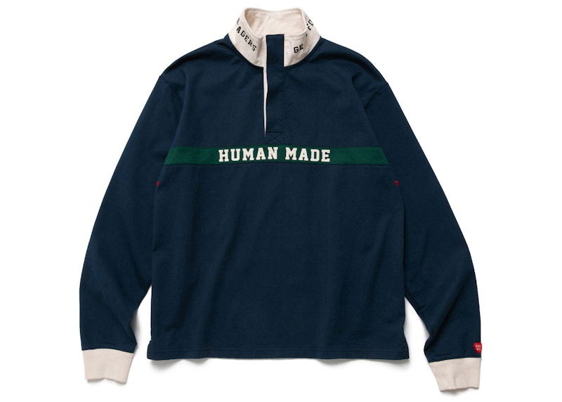 Polo tričko Human Made Rugby Shirt Navy | HM24CS012, 0