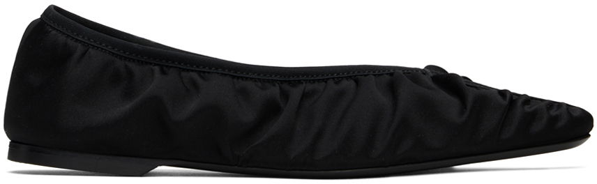 Tenisky a topánky TOTEME 'The Gathered' Flats Čierna | 243-WAS2747-FB0228, 0