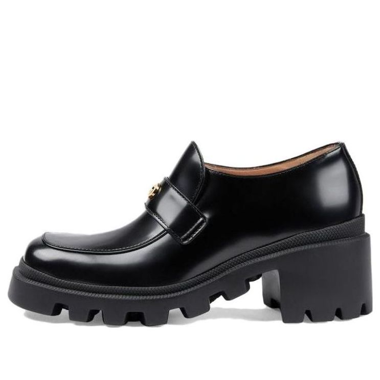 Tenisky a topánky Gucci Interlocking G Platform Loafers Čierna | 750598-AACAT-1000, 0