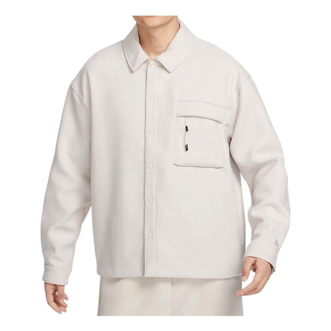 Košeľa Nike Sportswear Tech Wool Long Sleeve Shirt Béžová | HF0133-104, 0