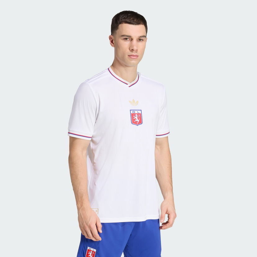 Dres adidas Performance Olympique Lyon Anniversary Jersey Biela | JL9623