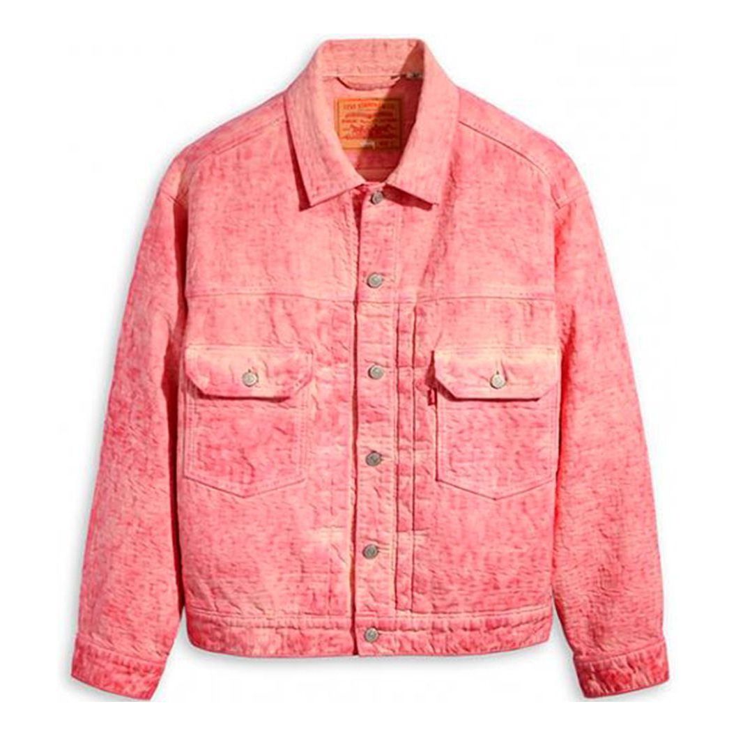 Bunda Stüssy Stussy x Levi's Dyed Jacquard Jacket Ružová | A5216-0000, 0