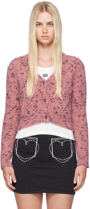Sveter Moschino Cable Knit Cardigan Ružová | 242K10904, 0