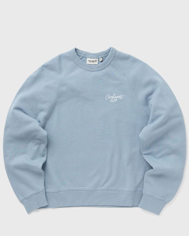 Mikina Carhartt WIP WMNS Signature Sweat women Sweatshirts blue in size:L Modrá | I034030-2DQ.XX, 0