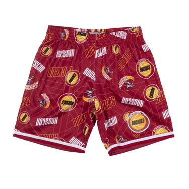 Šortky Mitchell & Ness Houston Rockets Swingman Short Červená | SHORBW19082-HROPTRD, 3