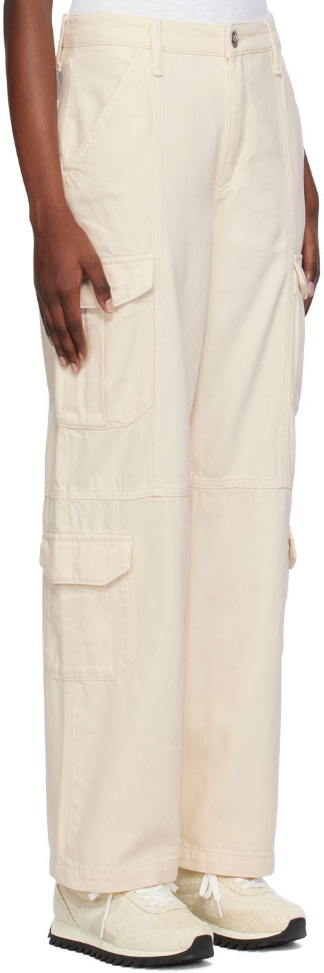 Cargo nohavice rag & bone Cailyn Denim Cargo Pants Béžová | WDD23H2960FCEC, 1