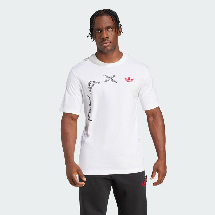 Tričko adidas Performance Graphic T-Shirt Biela | JJ0471