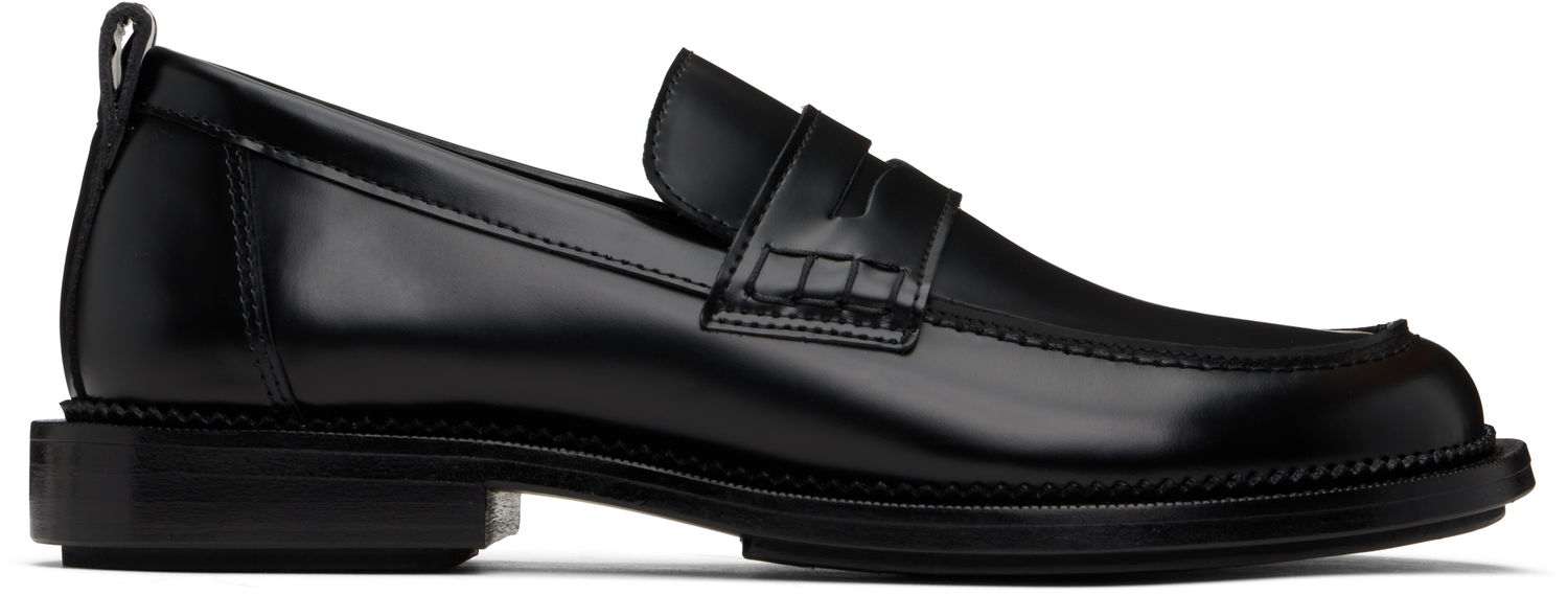 Košeľa AMI AMI Paris Anatomical Toe Leather Loafers Čierna | HSV050.AL0097, 0