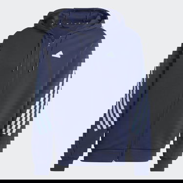 Mikina adidas Originals Future Icons 3-Stripes Full-Zip Hoodie Navy | IJ8879, 4