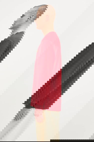 Tričko Carhartt WIP L/S Chase Long Sleeve T-Shirt Červená | I026392.30QXX, 1