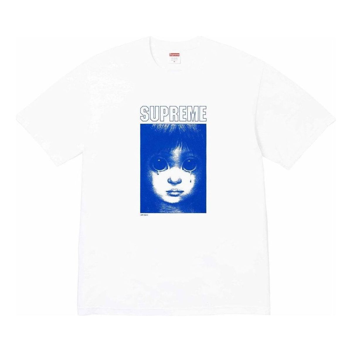 Tričko Supreme Keane Big Eyes Graphic T-Shirt Biela | SUP-SS24-144, 0