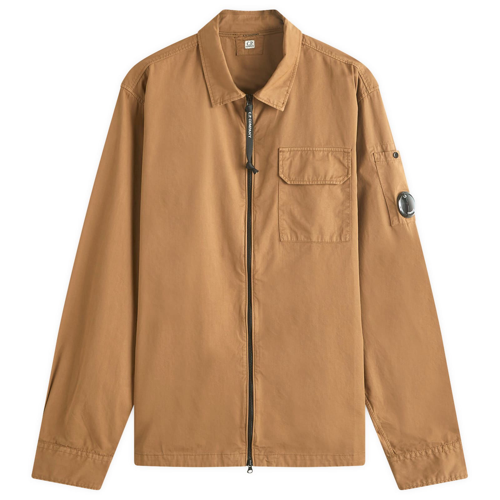 Gabardine Zip Overshirt