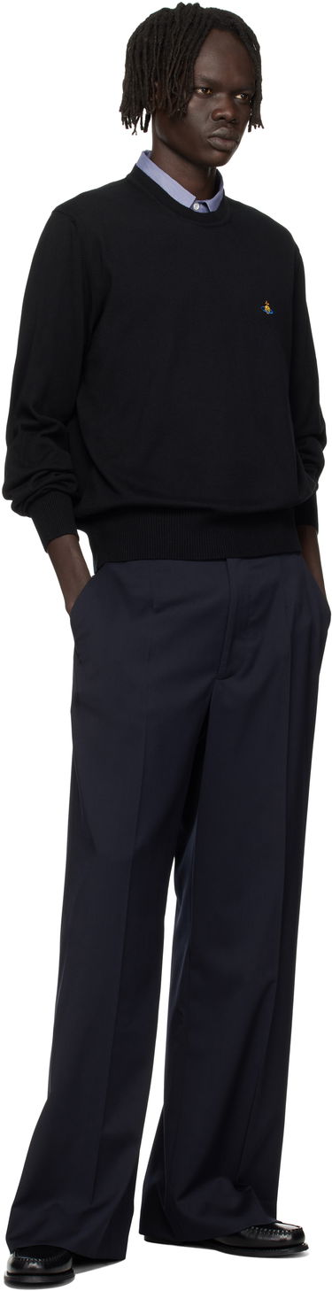 Sveter Vivienne Westwood Vivienne Westwood Alex Round Neck Sweater Čierna | 27010012-Y001V-, 3