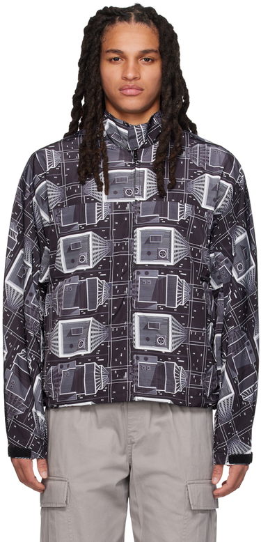 Vetrovka BILLIONAIRE BOYS CLUB Skyscraper Print Jacket Čierna | B23114, 0