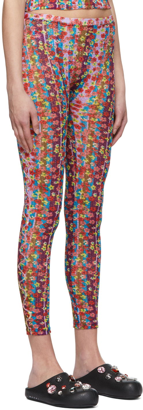 Legíny Collina Strada Collina Strada Floral Print Leggings Rôznofarebný | XX6390 DEADSTOCK LACE, 1