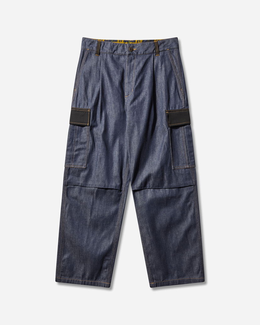 Cargo nohavice Carhartt WIP Nicholas Daley Cargo Pants Modrá | I035701 2TUXX
