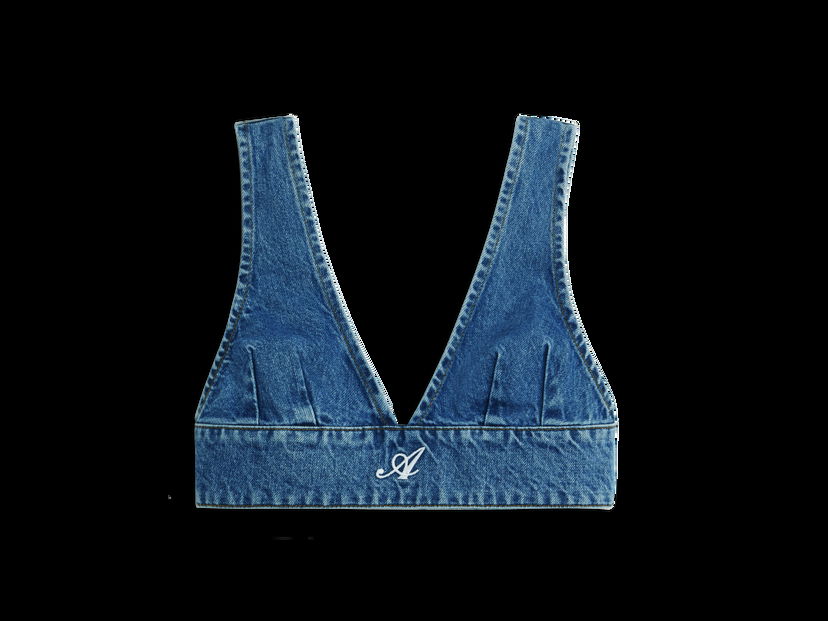 Crop Top AXEL ARIGATO Jules Denim Top Modrá | A0903004