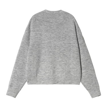 Sveter Carhartt WIP Embroidered Logo Knit Sweater Šedá | I034391_5, 1