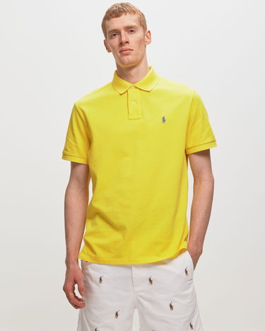 Polo tričko Polo by Ralph Lauren Polo Ralph Lauren Knit Shirt, Size XXL Žltá | 710680784302, 1