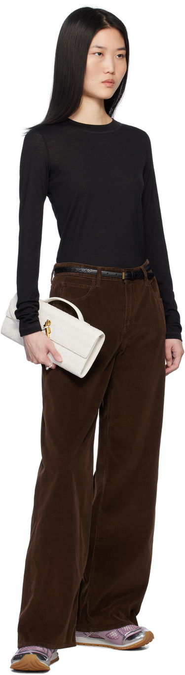 Opasok Bottega Veneta Bottega Veneta Thin Watch Belt Čierna | 805803 V4R01, 2