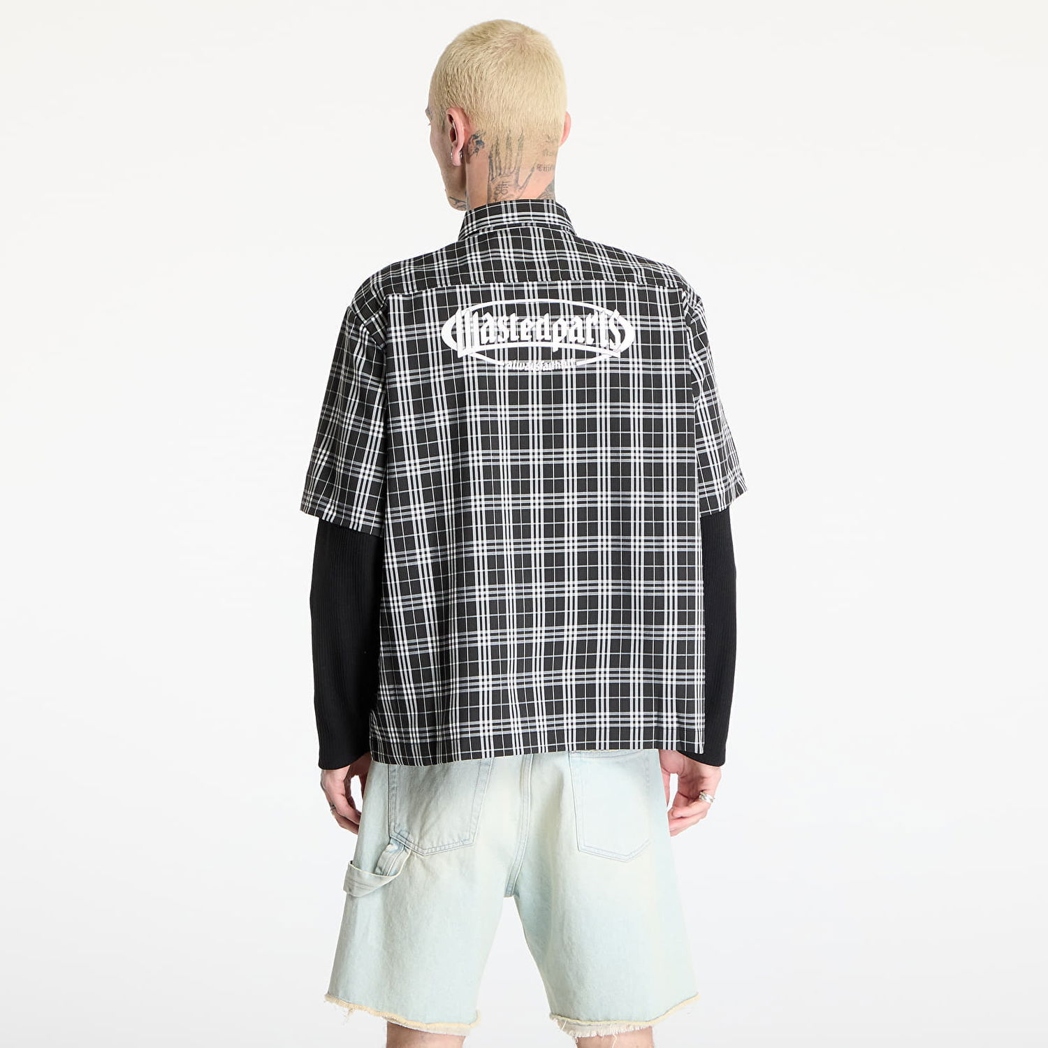 Košeľa Wasted Paris Wasted Paris M Yard Tartan Shirt Čierna | WP_000260, 1