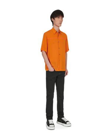 Košeľa Dries Van Noten Clasen Embroidered Shirt Oranžová | 020739-4122 353, 4