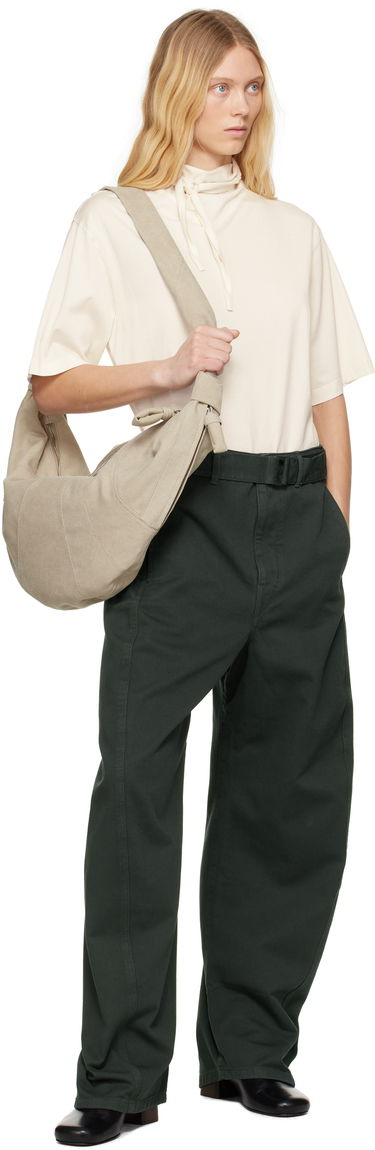 Cargo nohavice LEMAIRE Lemaire Twisted Belted Trousers Zelené | PA326 LD1039, 3