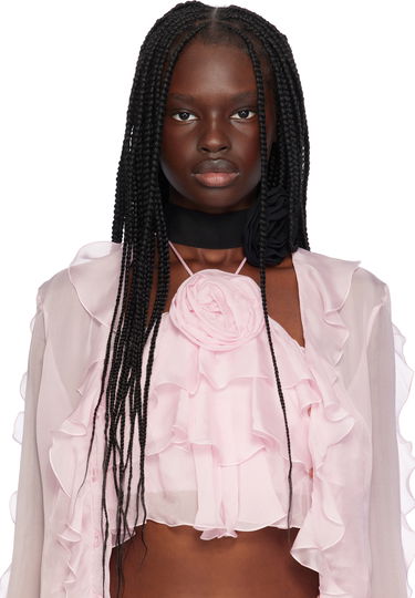 Náhrdelník Blumarine Rose Detail Grosgrain Choker Čierna | A422W267A, 1