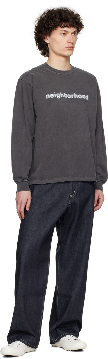 Tričko Neighborhood Neighborhood Long Sleeve T-Shirt Šedá | 251PCNH-LT03, 3