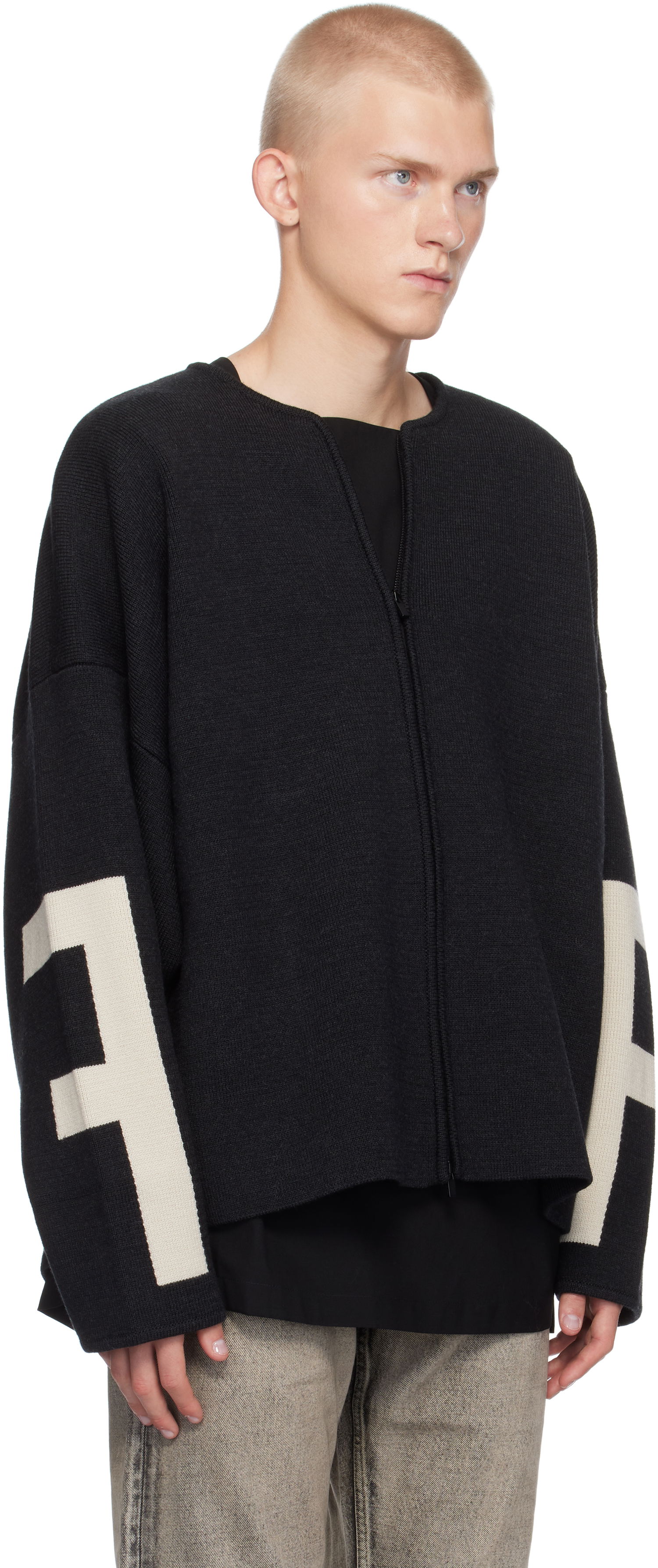 Sveter Fear of God Fear of God Merino Full Zip Sweater Čierna | FG24FW20-0172MER, 1