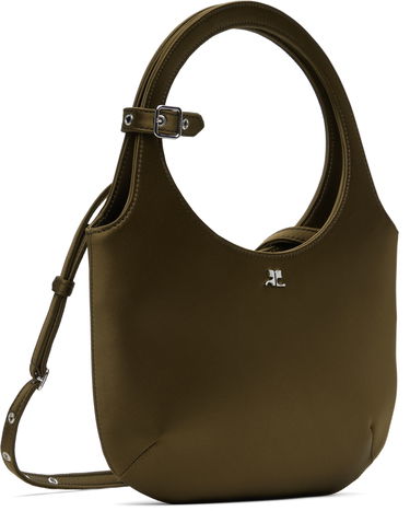 Taška cez rameno Courrèges Courrèges Holy Satin Shoulder Bag Zelené | 225GSA102PL0084, 1