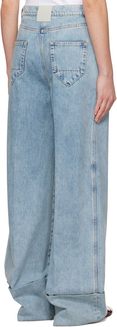 Džínsy LANVIN Lanvin Wide-Leg Jeans Modrá | RW-TR0310-D087-P25, 2