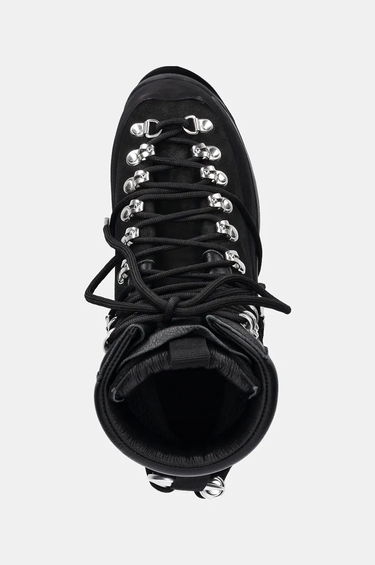 Tenisky a topánky HELIOT EMIL Black Leather Hiking Boots Čierna | HE.17.024.BLK01, 3