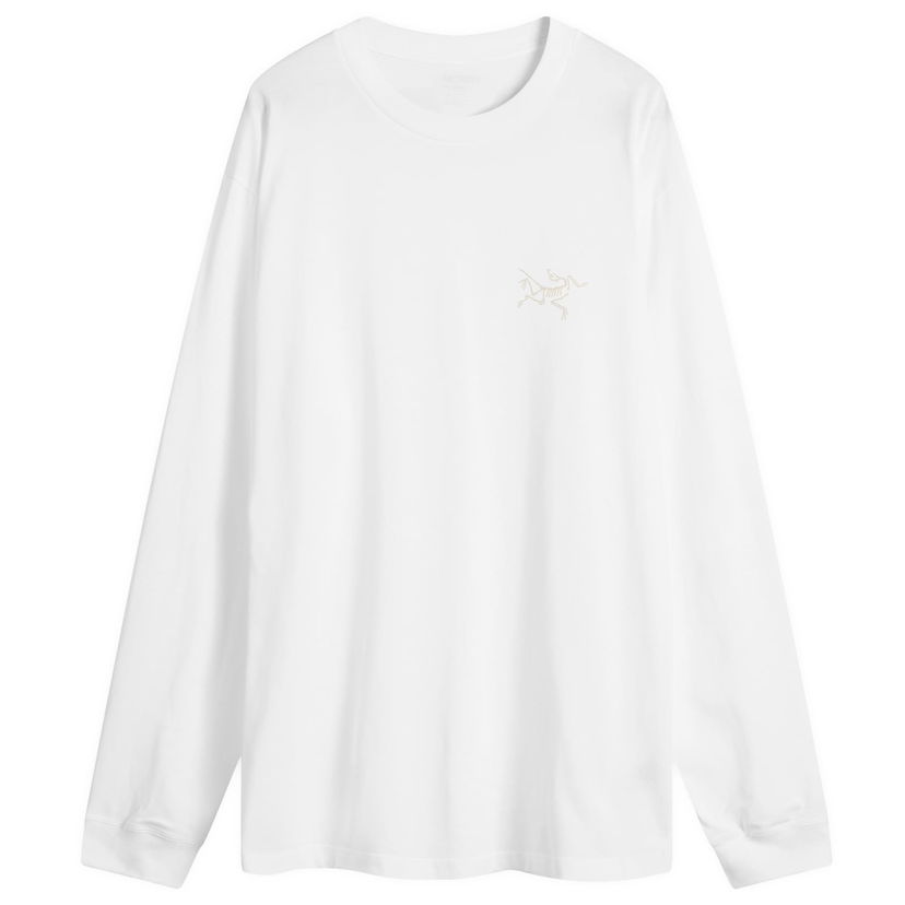 Tričko Arcteryx Kragg SL Long Sleeve T-Shirt, Size Small Biela | X000009536-017552