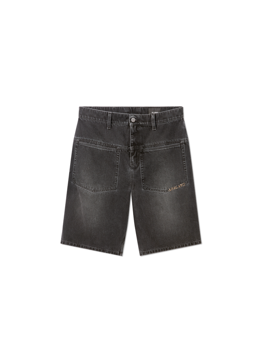 Šortky AXEL ARIGATO Invert Denim Shorts with Patch Pockets Šedá | A3880001