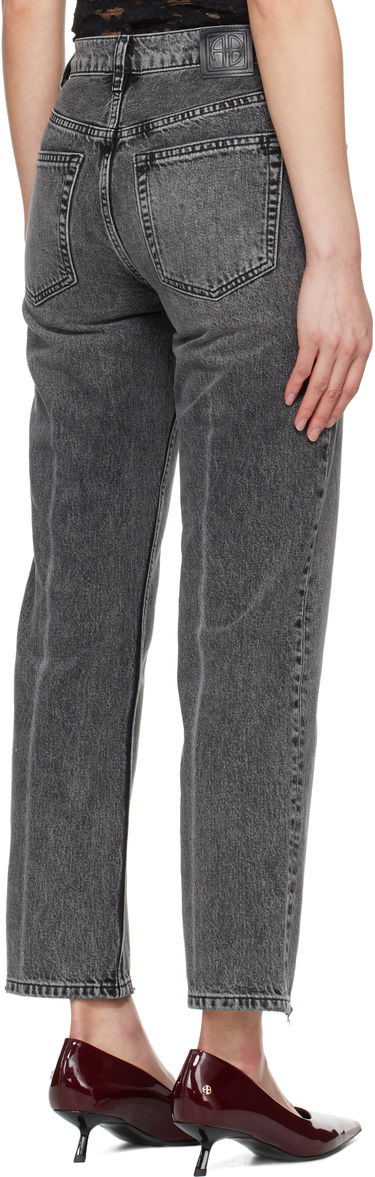 Džínsy Anine Bing Anine Bing Kate Straight-Leg Jeans Šedá | A-06-11158-WHG6, 2