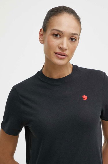Tričko FJÄLLRÄVEN Fjallraven Hemp Blend T-Shirt Čierna | F14600163.550, 3