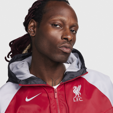 Vetrovka Nike Liverpool FC Sport Essentials Windrunner Jacket Červená | FV0104-687, 3